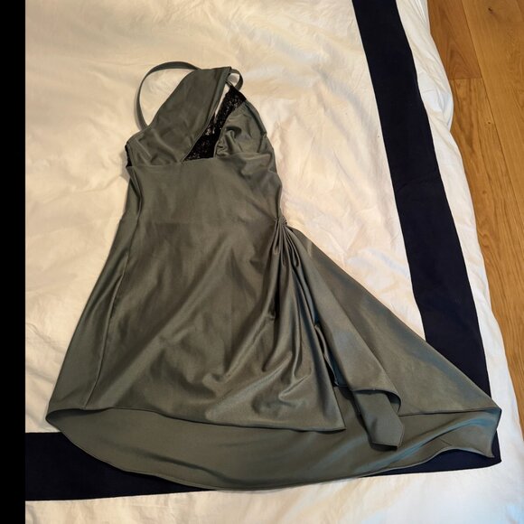 Coperni Green Asymmetrical Dress - Picture 5 of 8